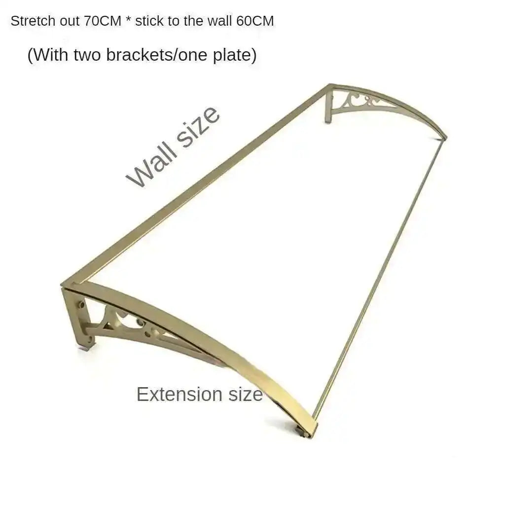 Modern Metal Awning for Electric Box Silent Outdoor Thickened Awnings Personalized Commercial Waterproof Awnings for Terrace