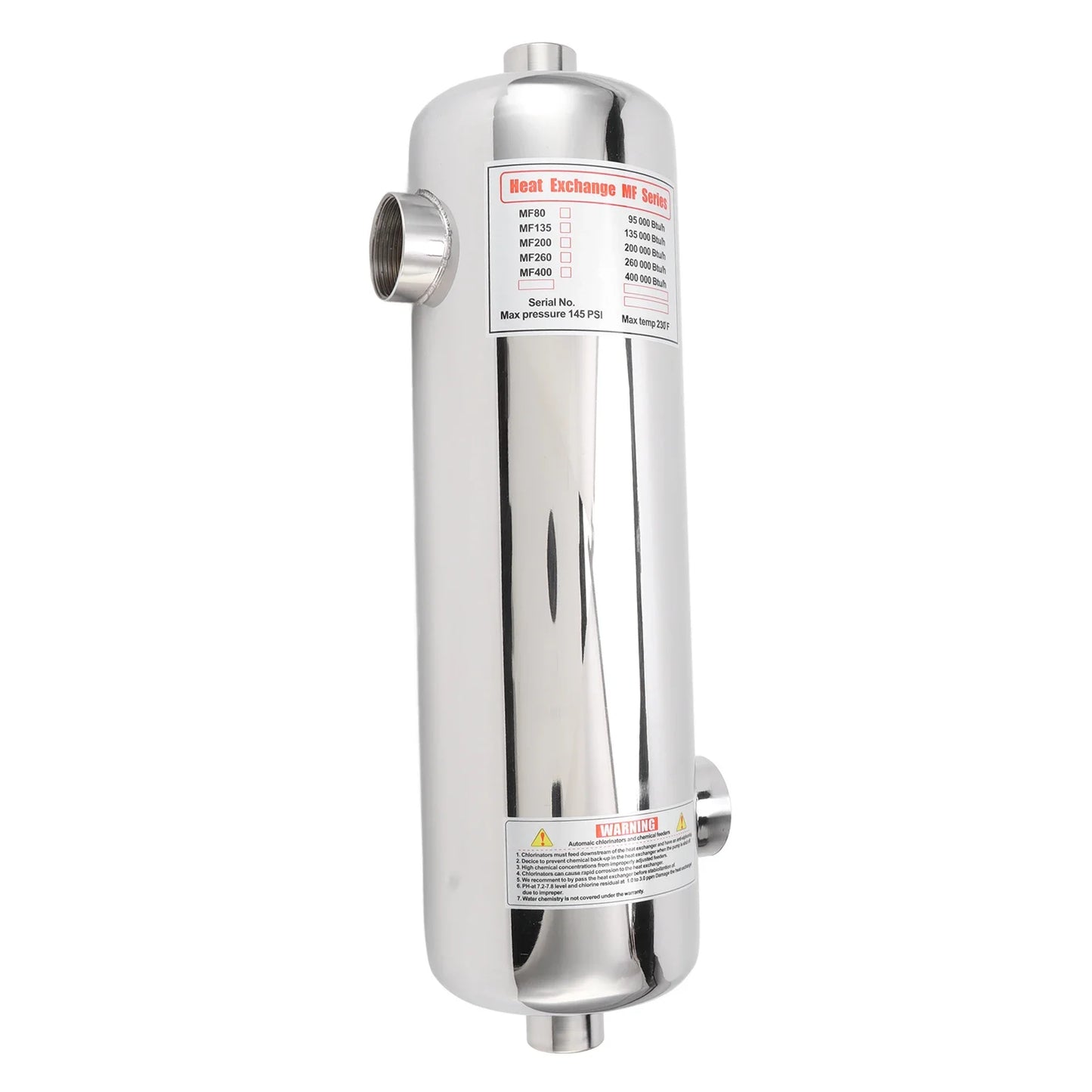60KW Swimming Pool Heat Exchanger SPA Thermostat Heater Pool Circulating Heating Equipment Pool Heat Exchange Equipment