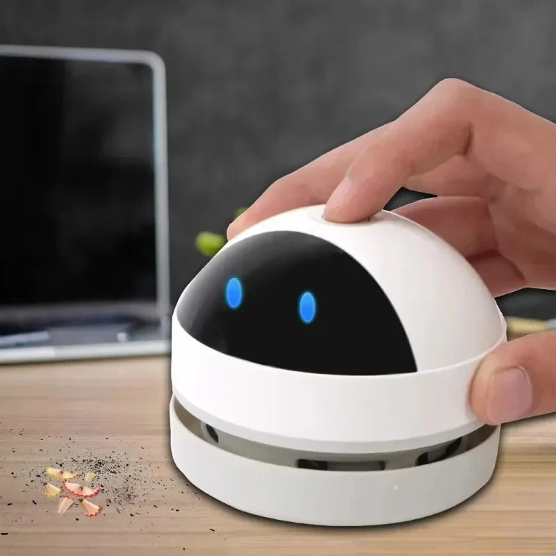 Handheld Mini Vacuum Cleaner - USB Rechargeable Cordless Desktop Dust & Crumbs Sweeper for Home/Office/Keyboard