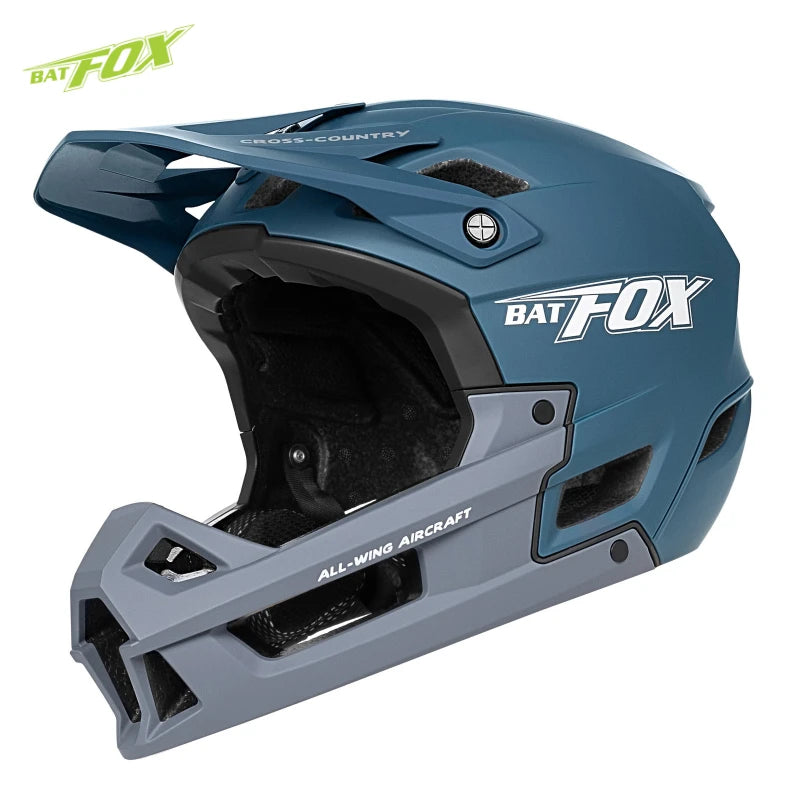 Full-Face Mountain Bike Helmet – Off-Road Certified Integrally molded helmet designed for cycling safety and comfort. Ideal for mountain biking and off-road riding adventures.