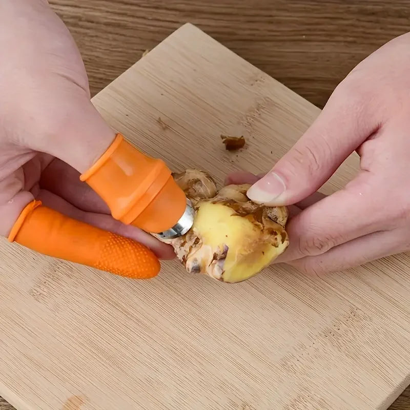 1pc Silicone Garden Thumb Knife-ComfortableFitforMenandWomen-NailandFinger Protection-Versatile Use for Digging,Planting,Seeding