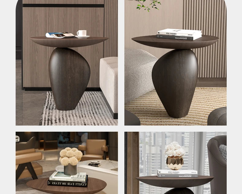 Creative Cobblestone Side Table – Nordic Style Unique, modern design perfect for living rooms, bedrooms, or sofa corners. Stylish coffee/tea table for home décor.