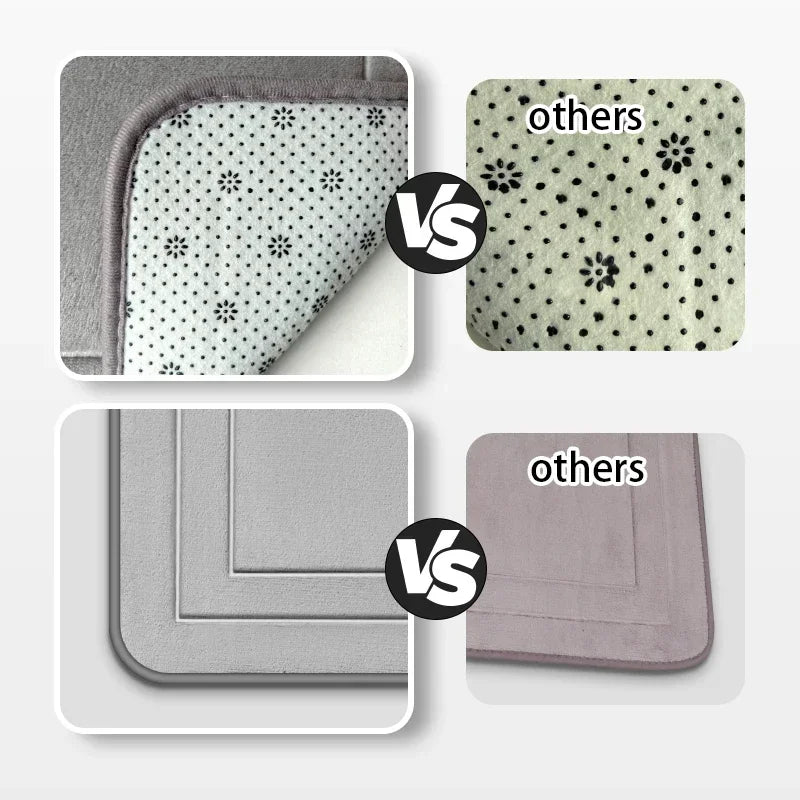 1PC Bath Mat & Bathroom Extra Thick & Soft Non Slip Super Absorbent Bathroom Rugs Bath Rug for Bathroom Floor Boden Matte 발매트