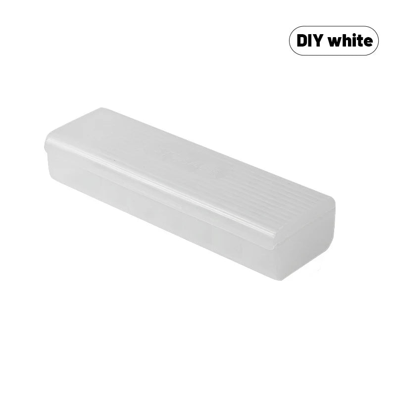 1Pc Transparent Data Cable Storage Box Plastic Data Line Storage Container for Desk Headset Stationery Multifunctional Storage