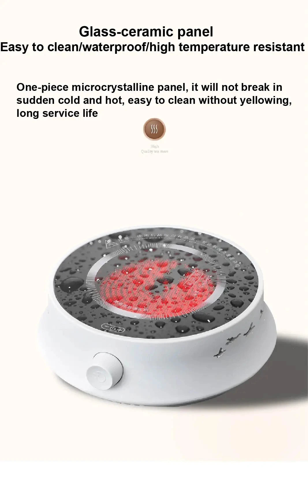 220V Mini Electric Stove Boiling Water Stove Household Tea Making Machine Multi-function Coffee Tea Heater Heating Stove 800W