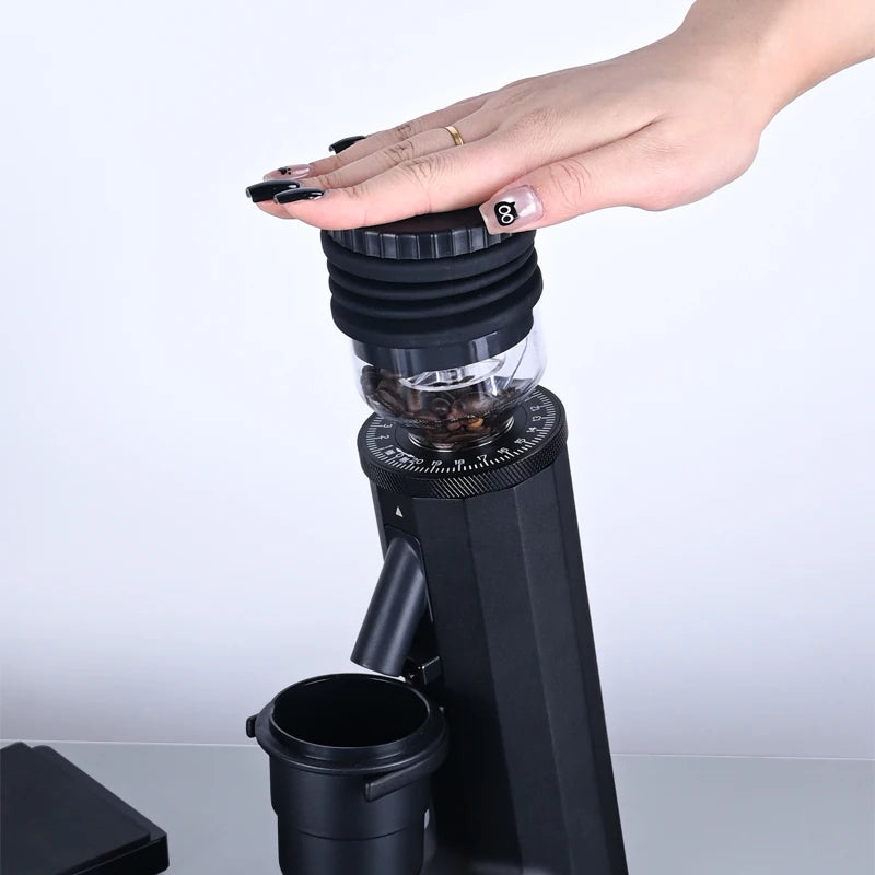 Portable Electric Stainless Steel 48mm Conical Burrs Adjustment Design Electric Coffee Grinder