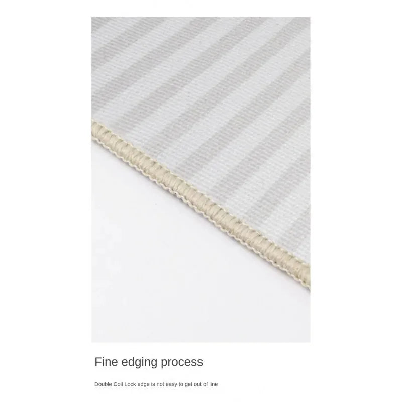 VIKAMA Simple Arched Carpet Office Meeting Room Seat Cushion Bedroom Desk Soundproof and Wear-resistant Floor Mat Home Decor