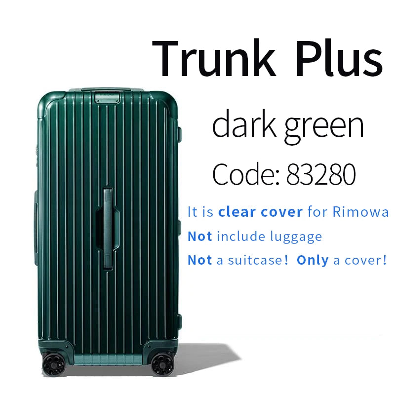 Transparent Cover Applicable for Rimowa Essential Suitcase Protective Cover Clear Trunk Plus 31 33 Inch Rimowa Luggage Cover