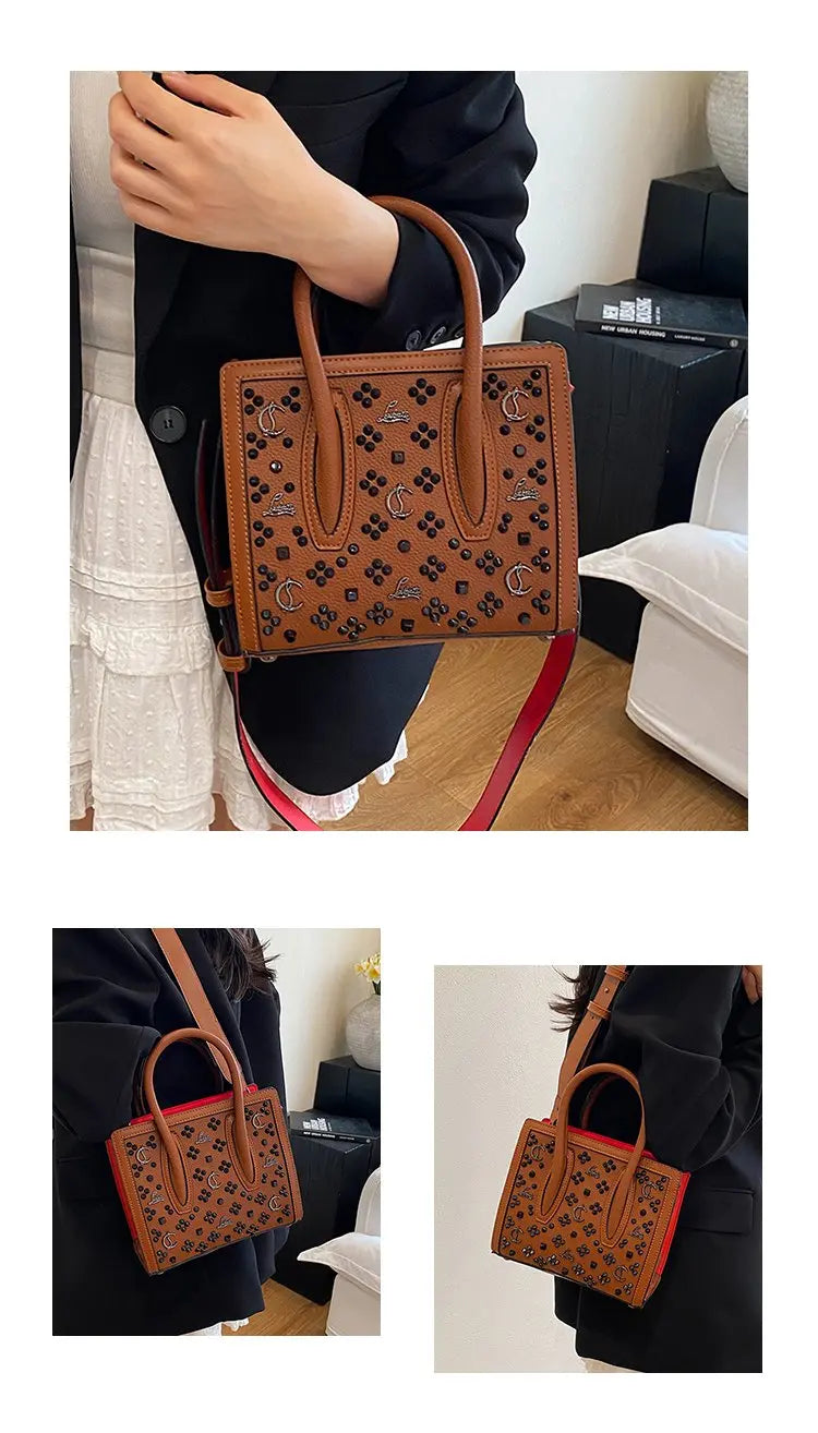 2026 Retro Hollow Out Tote Bag for Women, Large Capacity Canvas Shopper Bag, Fashion Shoulder Bag Crossbody Purse for Daily Use
