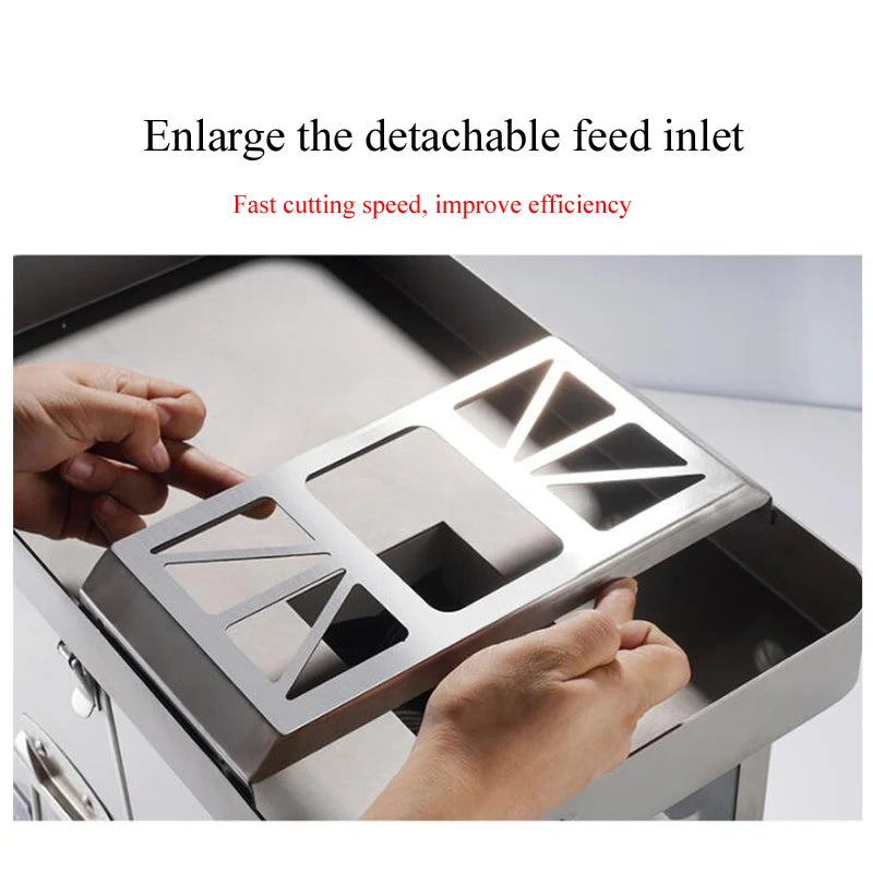 Commercial Meat Slicing Machine Meat Slicer Electric Meat Cutting Machine 1500W Large Power Meat Mincer