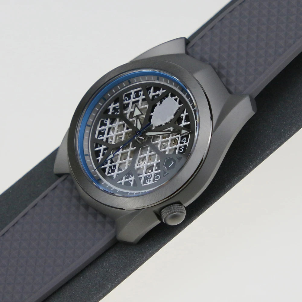 New Car Design 40mm 316L Stainless Steel Fit NH34 NH35 NH36 Movement Sapphire Glass Watch Case