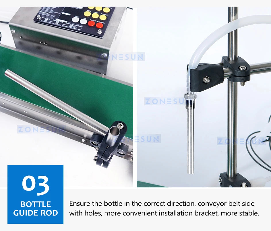 ZONESUN Automatic Perfume Oil Filter Beverage Water Bottle High Precision Heat Resistance Liquid Filling Machine ZS-DPYT1500