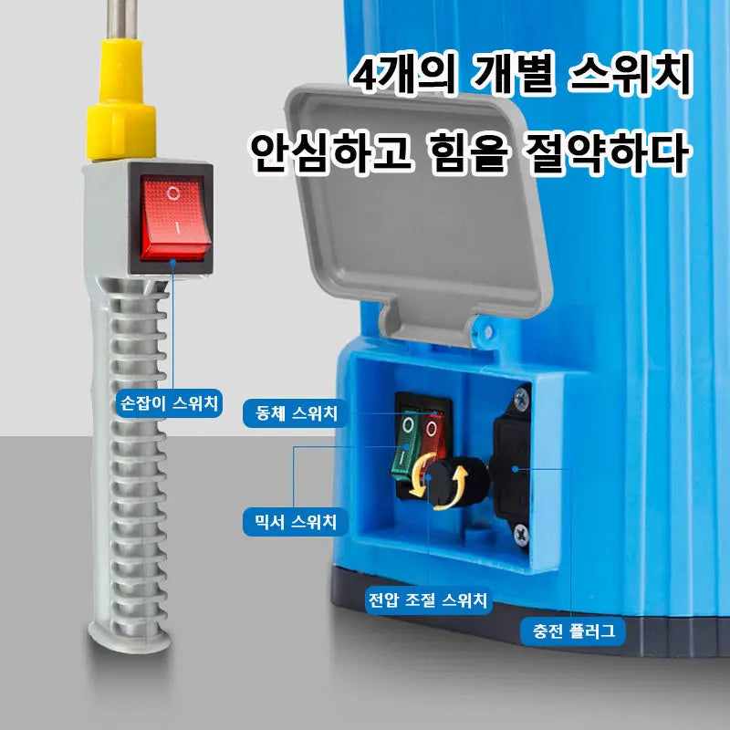 Upgrade Full-automatic Electric Stirring Sprayer Agricultural Backpack High Pressure Garden Irrigation Sprayer