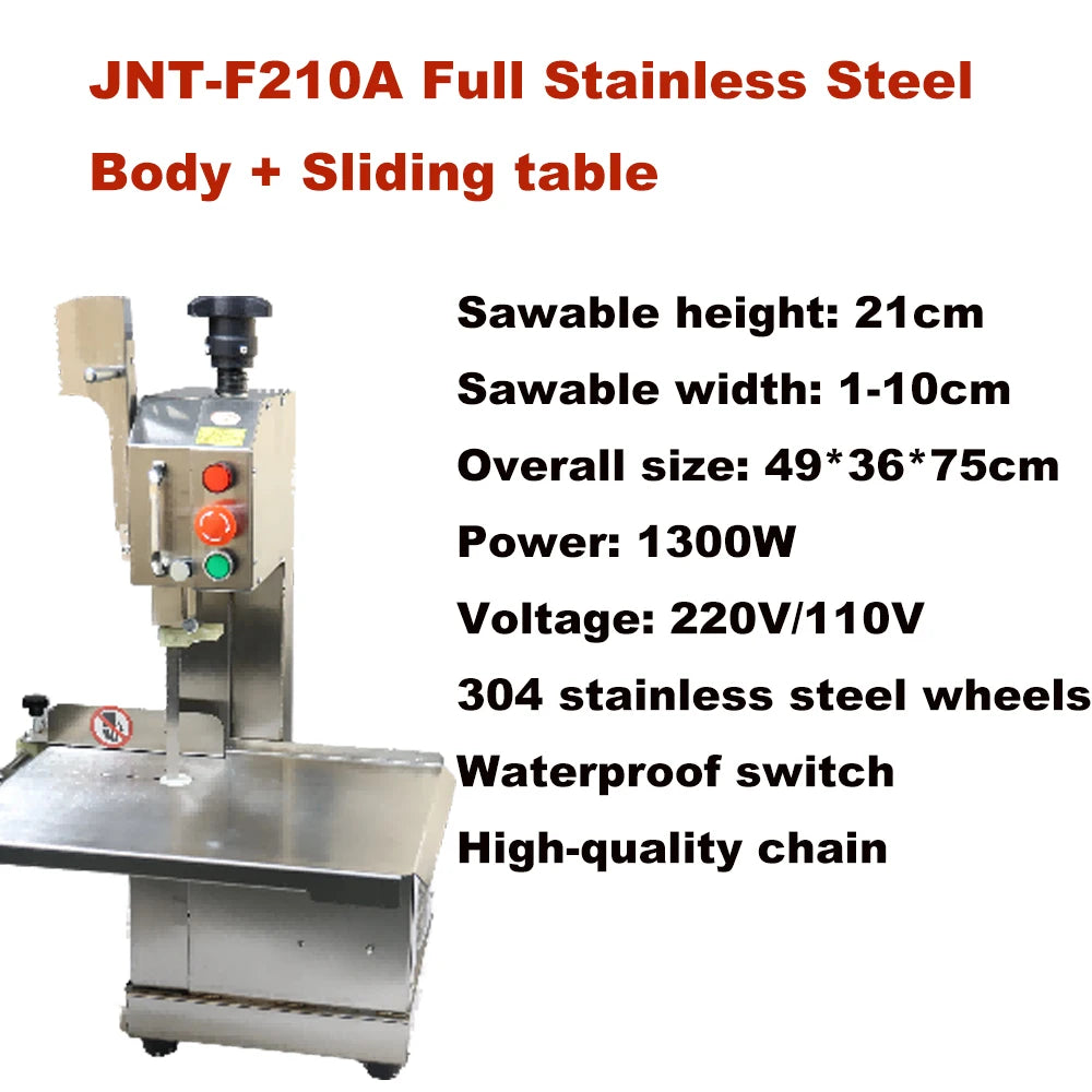 Desktop Electric Bone Saw Cutter Saw Food Processor  Cutting Machine Commercial Bone Cutter Keukenmachine