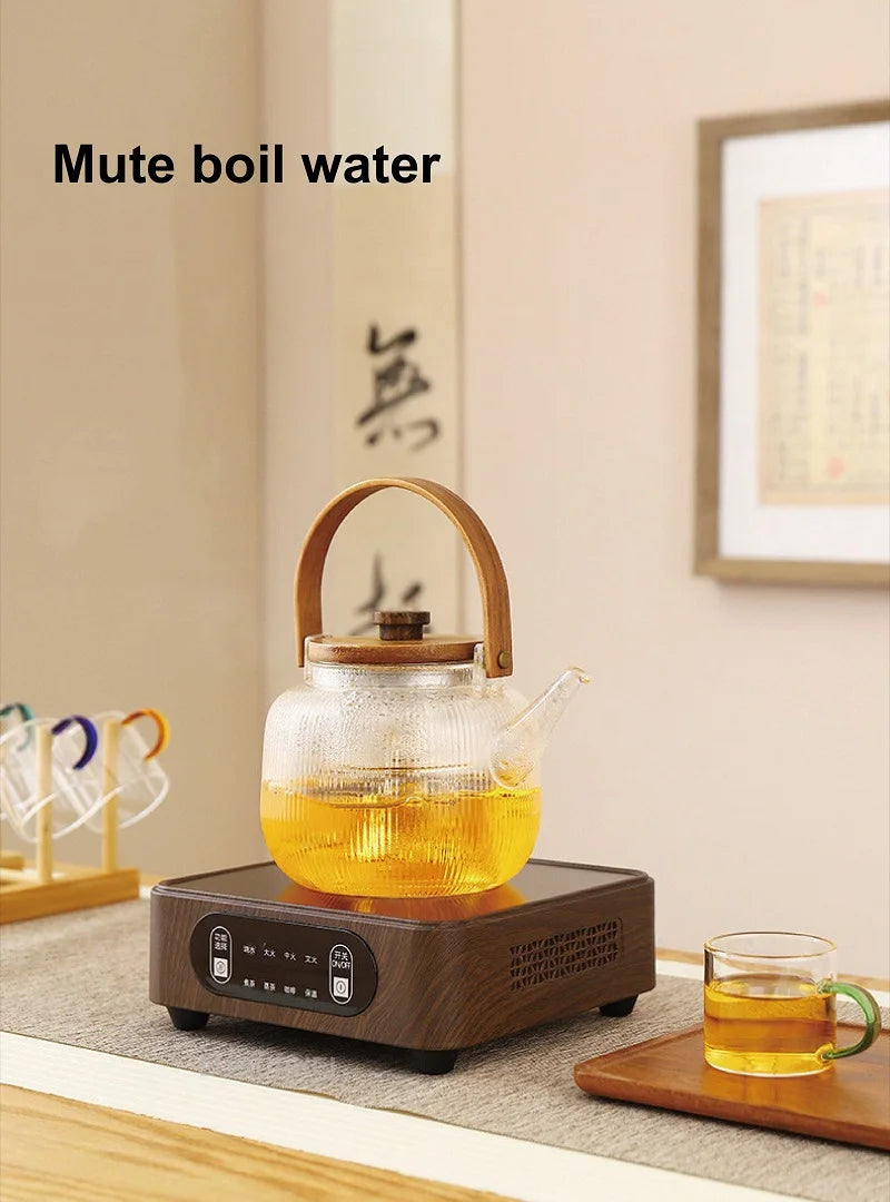 1500W Electric Ceramic Stove Tea Stove Boiling Water Heater Home 8 Gear Heating Stove Tea Maker Water Boiler Auto Keep Warm 220V
