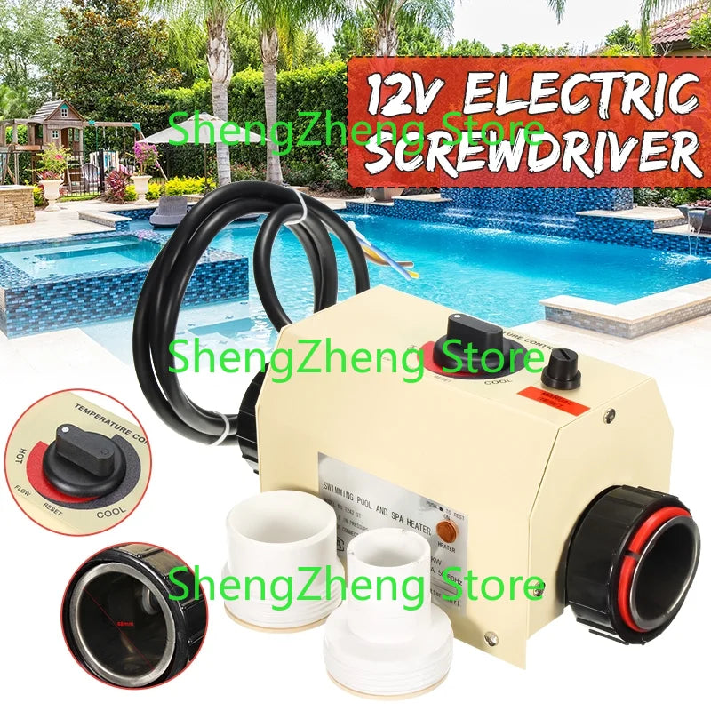 COASTS 3KW/2KW 220V Swimming Pool & SPA Hot Tub El ectric Water Heater Thermostat
