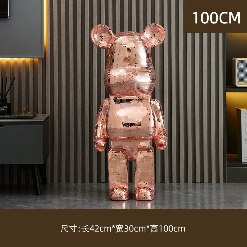 Violent Bear Standing Decoration - Big Piggy Bank for High-End Living Room, Sofa Side Decorative Item, Home Furnishing Ornament