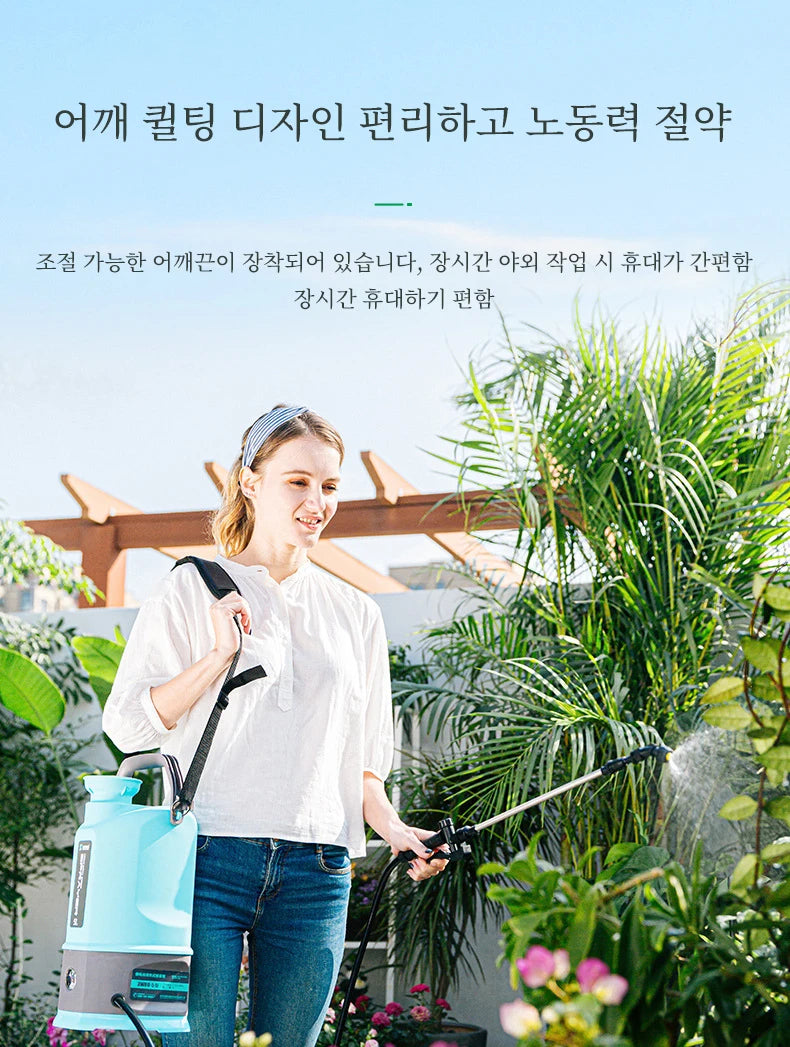 20L/10L/8L Electric Sprayer Back Irrigation Rechargeable Agricultural Gardening Tool High Pressure Atomizing Battery Sprayer