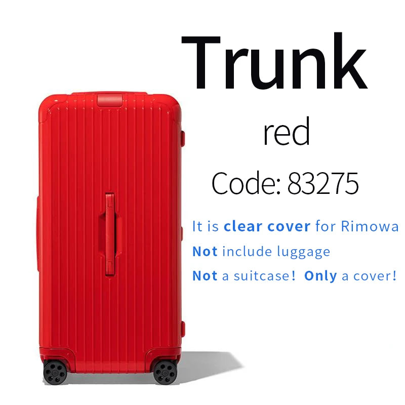 Transparent Cover Applicable for Rimowa Essential Suitcase Protective Cover Clear Trunk Plus 31 33 Inch Rimowa Luggage Cover