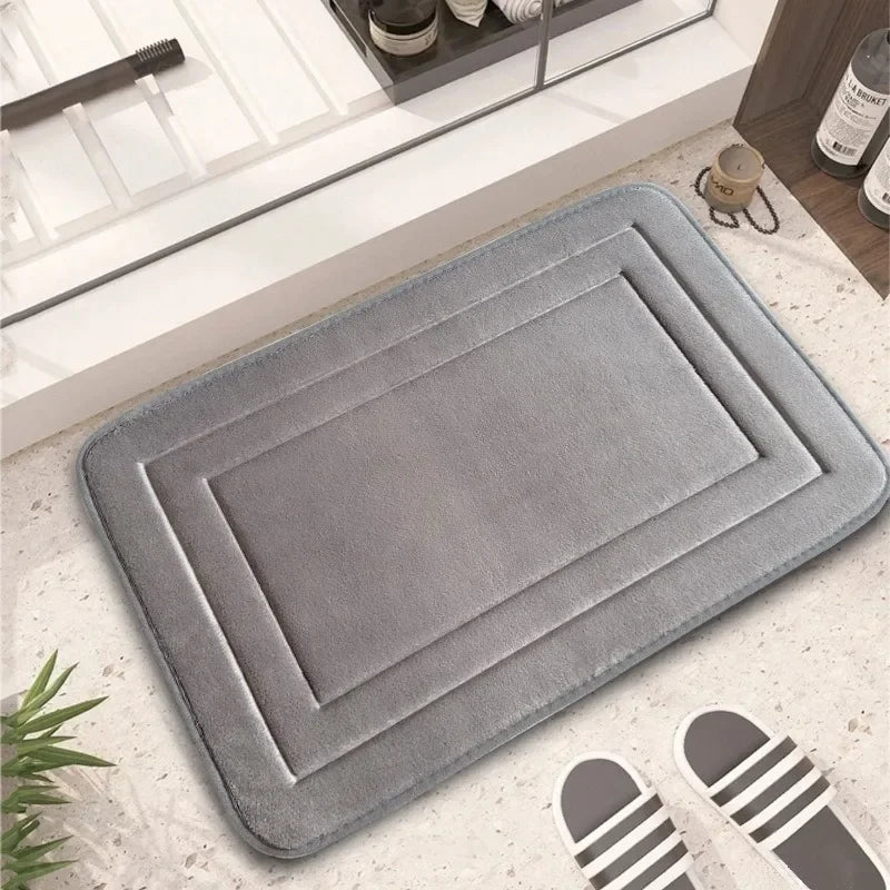 1PC Bath Mat & Bathroom Extra Thick & Soft Non Slip Super Absorbent Bathroom Rugs Bath Rug for Bathroom Floor Boden Matte 발매트