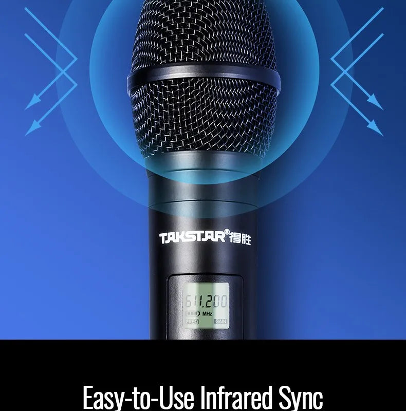 Takstar TS-3310UH Wireless Microphone UHF integrated circuit KTV Conference Home Entertainment Outdoor Performance