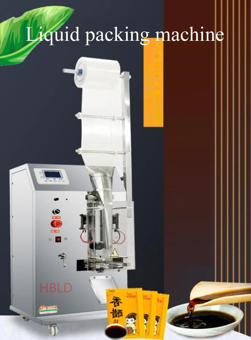 Fully Automatic Vertical Liquid Milk And Water Packaging Machine Coke Quantitative Filling Machine