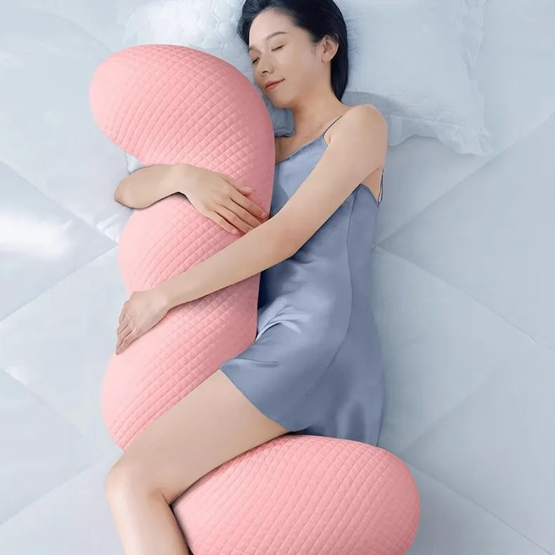 Memory Foam Ergonomic Pillow For Side Sleepers Long Hugging Body Bedding Pillow Maternity Pillow for Sleeping Rebound Cushion