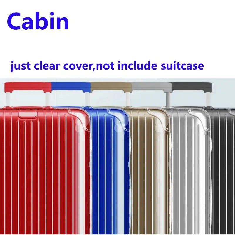Luggage Cover For Rimowa Essential Trunk Plus Rimow Original Classic Hybrid Distinct Essential Lite Clear PVC Customized