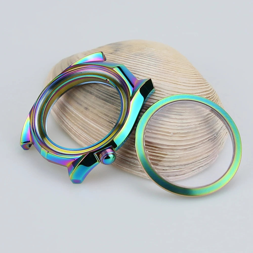 New Car Design 40mm 316L Stainless Steel Fit NH34 NH35 NH36 Movement Sapphire Glass Watch Case