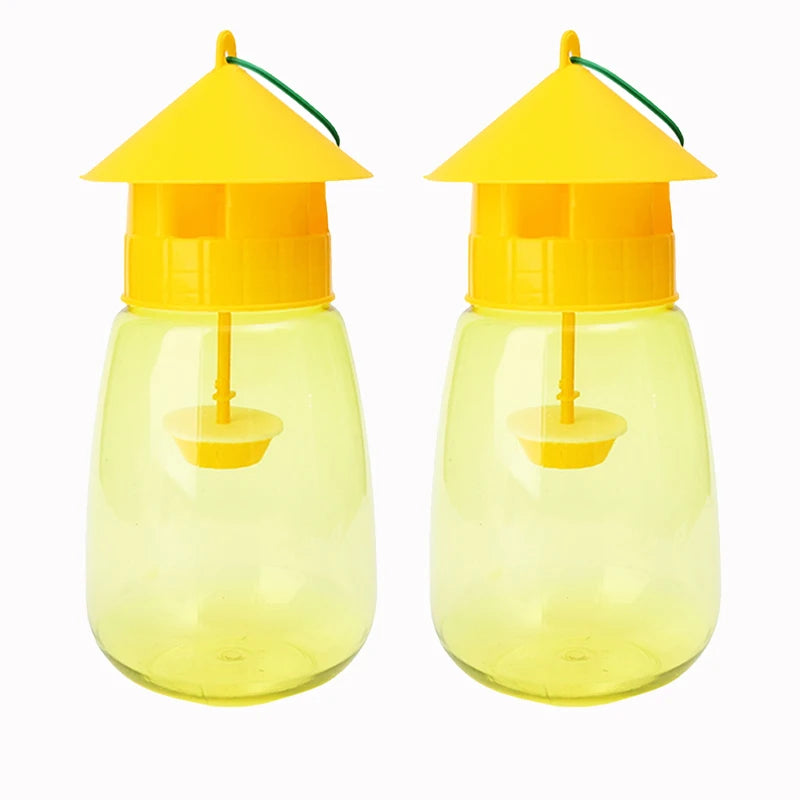 Fruit Fly Trap Reusable Plastic Insect Catcher Trap Transparent Environmentally Anti Flies Home Garden Orchard Pest Control Tool