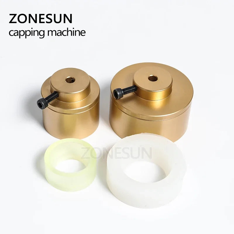 ZONESUN Optional Mix Up Capping Machine Portable Automatic Electric With Security Ring Bottle Capper Screwing Sealing Machine