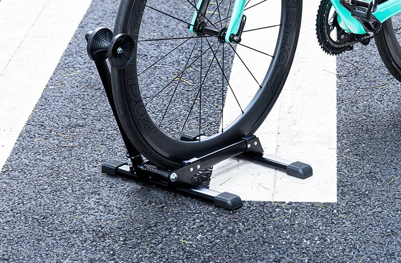 ROCKBROS Bike Parking Stand Indoor Floor Stable Support Bicycle Parking Stand Road MTB Bike Support Holder Rack Bike Accessories