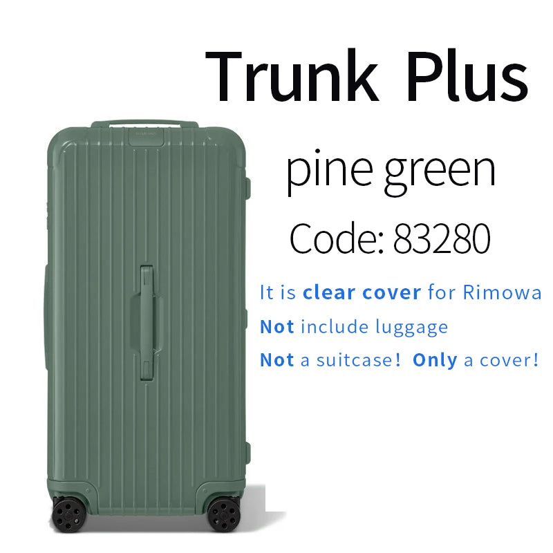 Transparent Cover Applicable for Rimowa Essential Suitcase Protective Cover Clear Trunk Plus 31 33 Inch Rimowa Luggage Cover
