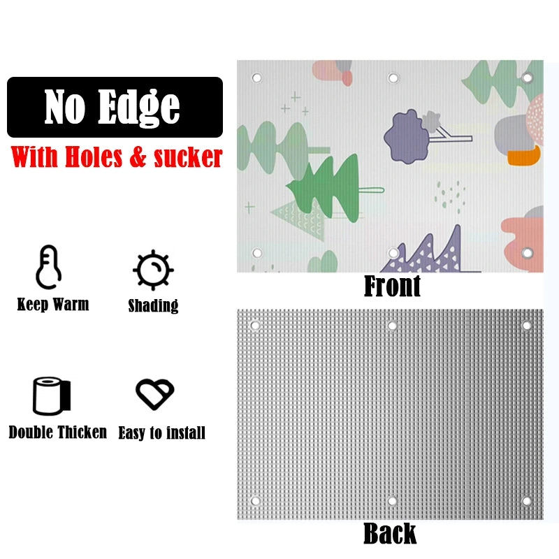 Home Windows Sunshades Anti-UV Aluminum Foil Shading Screen Sunshine Room Shading Board Keep Warm Film Balcony Privacy Pad