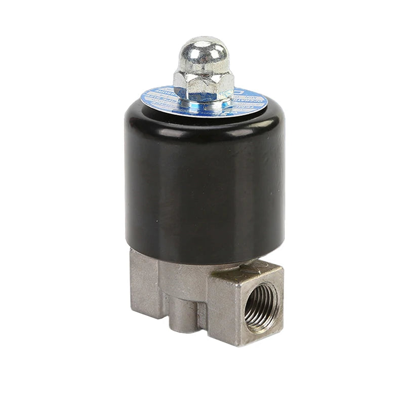 1/8" 1/4" Normally Closed/Open Stainless Steel Solenoid Valve 110V 220V 12V 24V