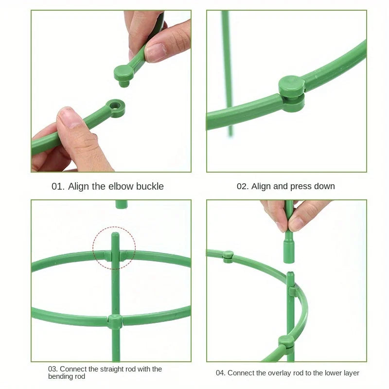 Plant Support Tomato Cage, Rust Resistant Tomato Cages For Garden, Small Cucumber Trellis Plant Support Plant Cages Plant Stake