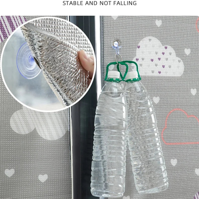 Home Windows Sunshades Anti-UV Aluminum Foil Shading Screen Sunshine Room Shading Board Keep Warm Film Balcony Privacy Pad