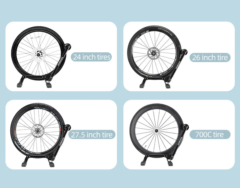 ROCKBROS Bike Parking Stand Indoor Floor Stable Support Bicycle Parking Stand Road MTB Bike Support Holder Rack Bike Accessories