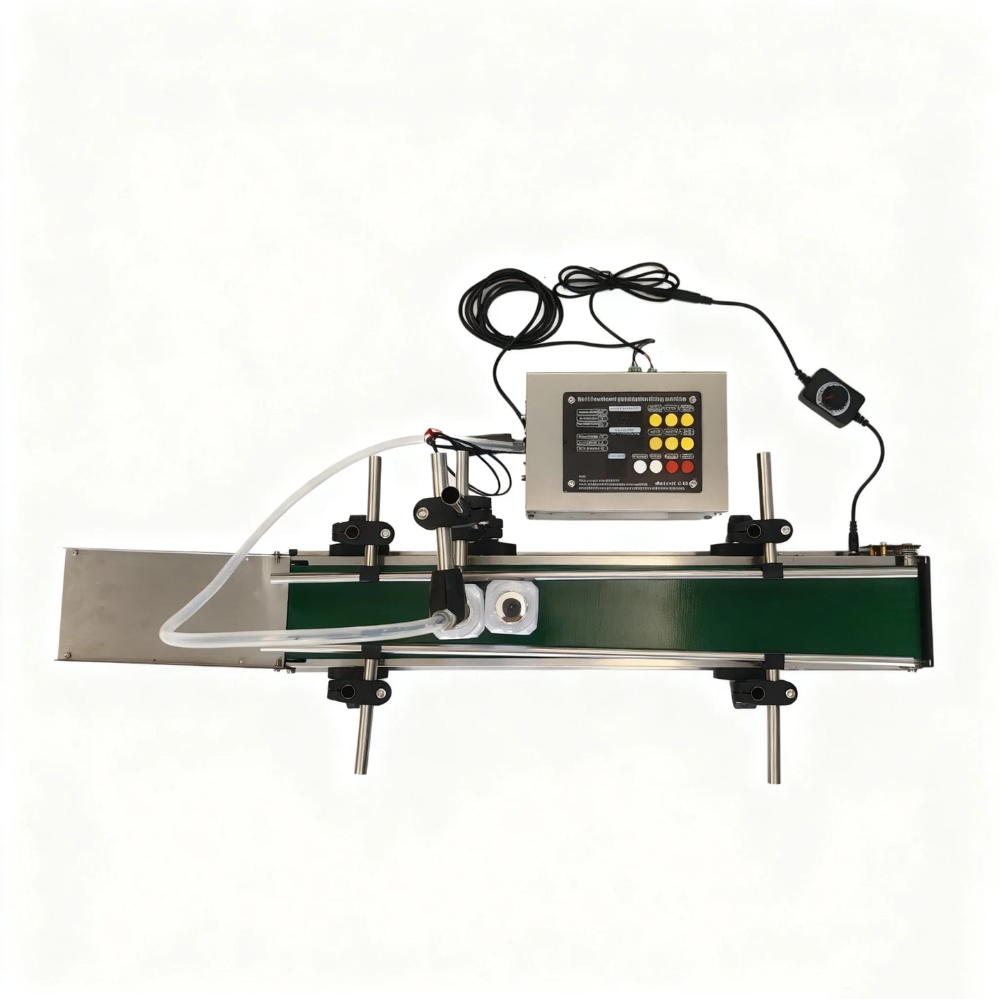 Auto Filling Machine Fully Automatic Liquid Filler With Conveyor Belt Single Head High Precision Drink Perfume Water Sauce