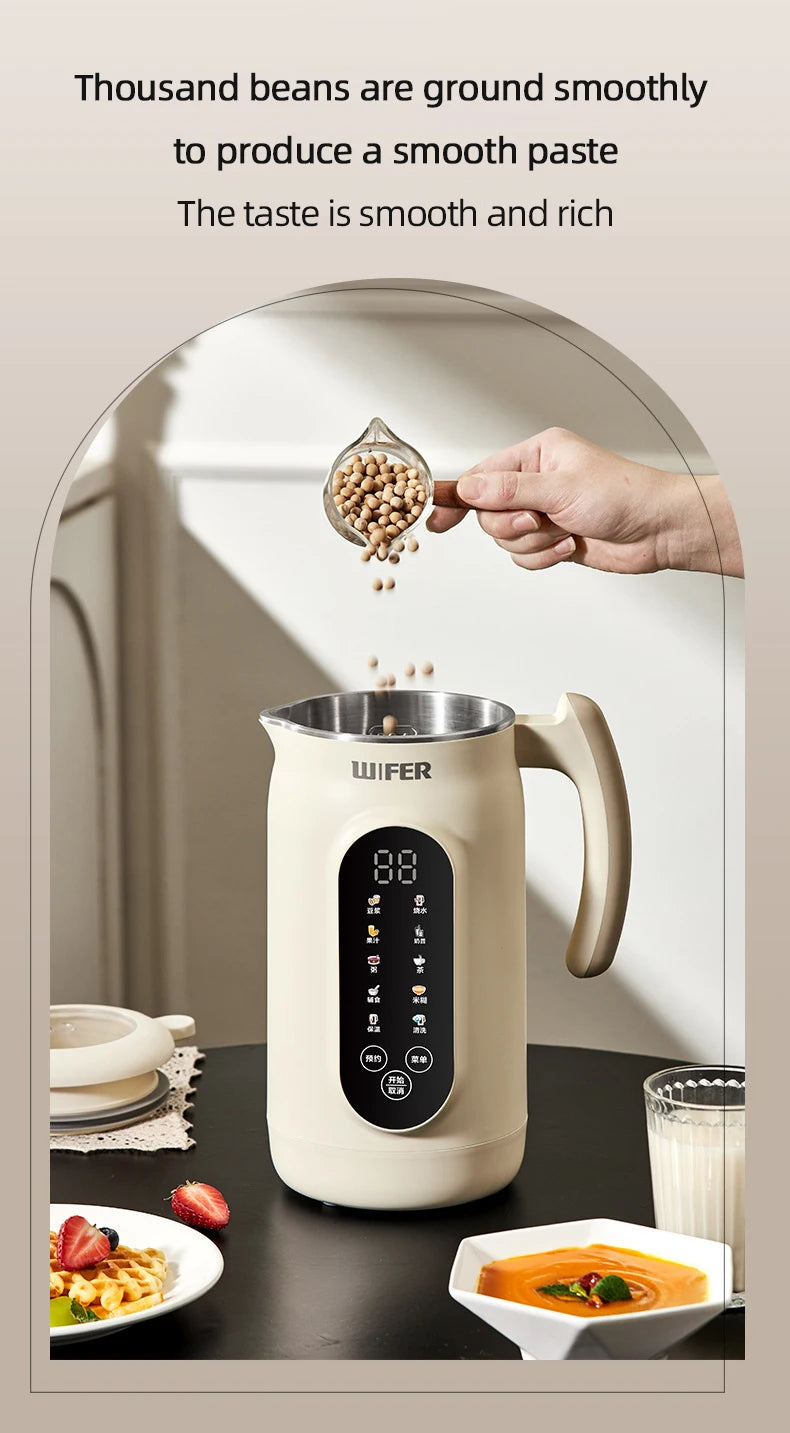 Automatic Soy Milk Machine Electric Juicer Blender Multifunctional Wall Breaking Machine Soybean Milk Maker Breakfast Machine