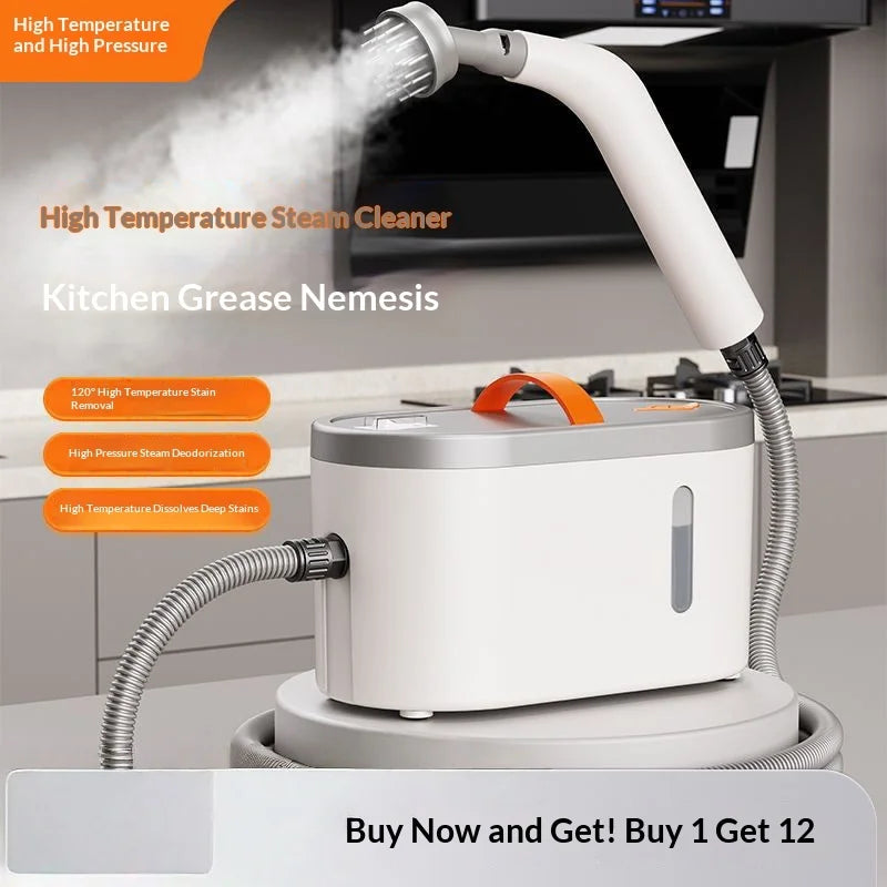 New Handheld High Temperature Steam Cleaner Kitchen Hood Cleaner for Deep Cleaning and Sanitising Electric Steam Cleaner