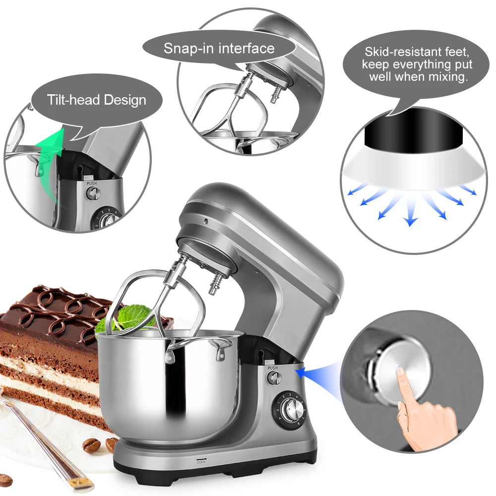 Home Stand Mixer High Power Capacity 2000W 11L Cake Bread Dough Mixer Planetary Electric Home Kitchen Appliance Food Mixer