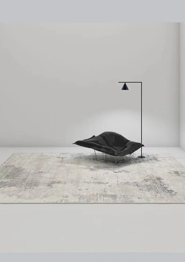 Thickened Study Carpet Modern Abstract Carpets for Living Room Home Washable Plush Floor Mat Minimalist Bedroom Decor Art Rug