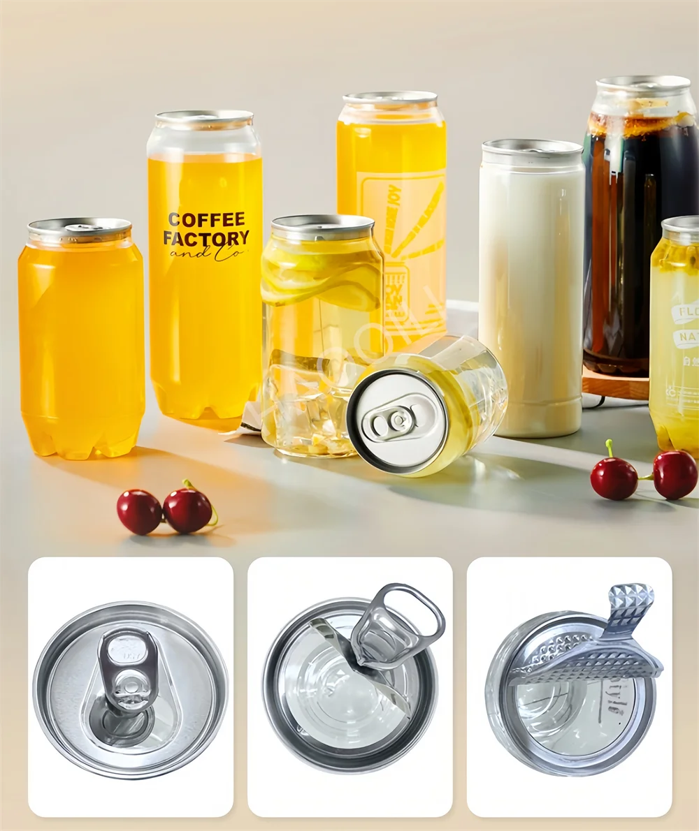 Commercial Can Sealing Machine 330/500/650ml Can Sealer 55mm Caliber Milk Tea Beverage Bottle PET Aluminum Bottle