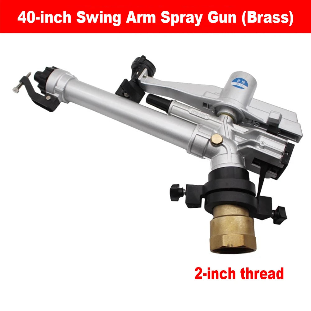 360° Rotation Swing Arm Spray Gun Horticulture Sprinkler Ideal for Construction Sites, Farmland Irrigation & Vegetable Watering