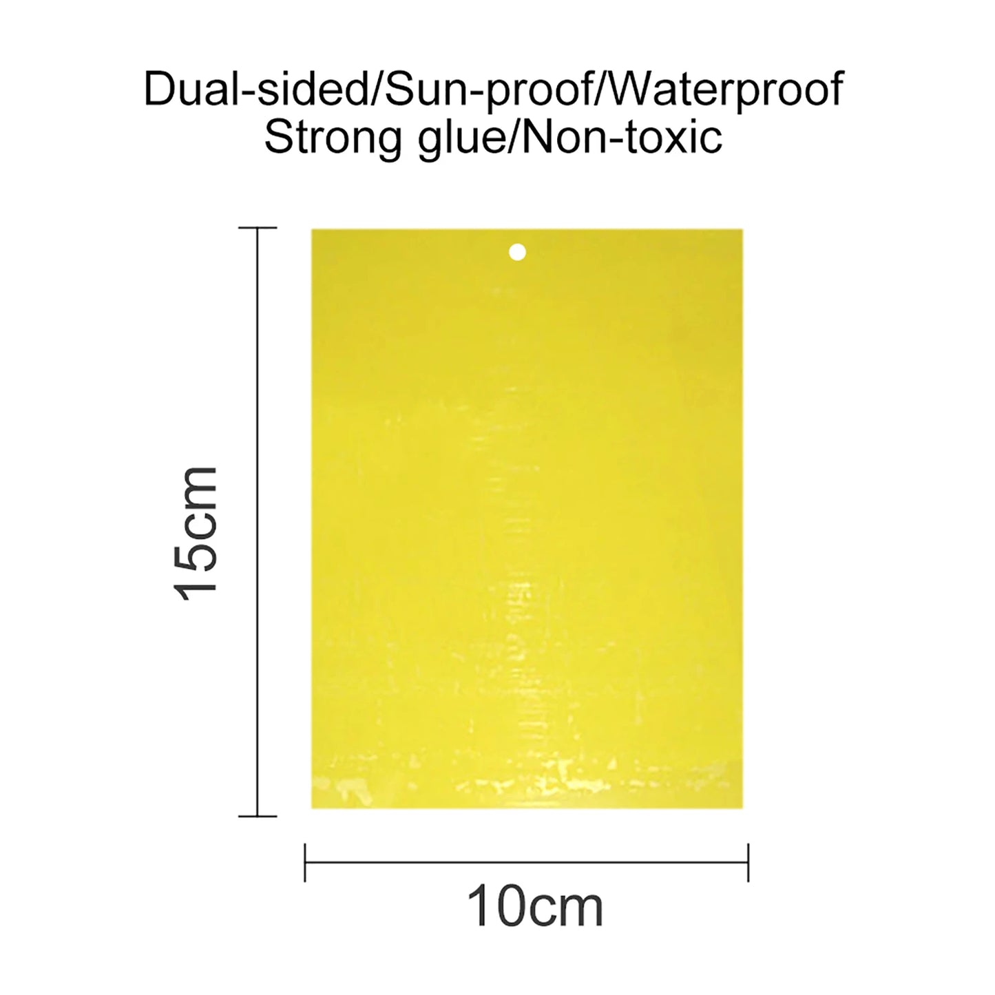 20-100pcs Sticky Insect Board Powerful Flycatcher Sticker Sheet Greenhouse Pest Control Insecticide Double-sided Adhesive Tape