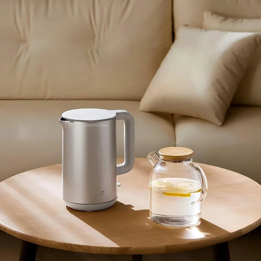 MIJIA Electric Kettle S1 Fast Hot boiling Stainless Water Kettle Teapot 1.7L 1800W Anti-Overheat Quadruple Protection