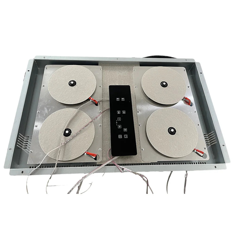 Invisible Built In Induction Hob Cooktop Stove Cooker Under Granite Marble Countertop Hidden 4 burner Hob Separated Control