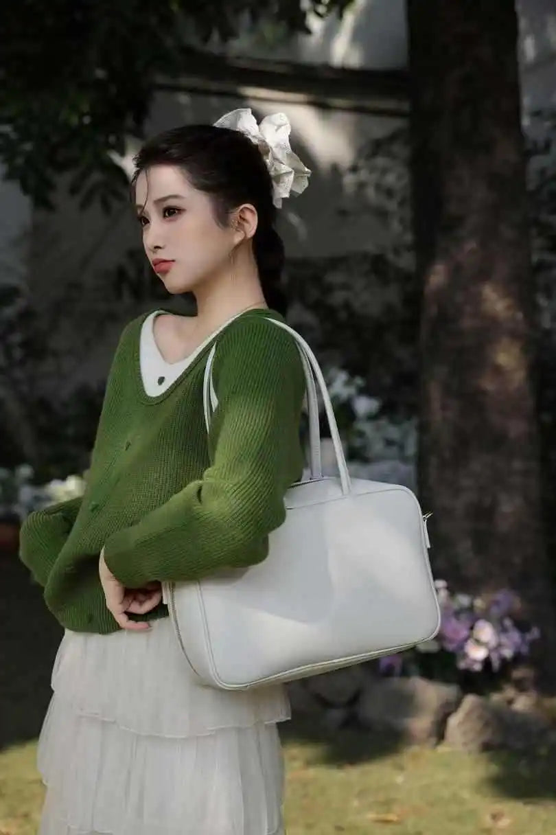 Luxury Genuine Leather Women’s Shoulder Bag Designer-style crossbody made from premium cowhide. Available in black, brown, and coffee colors with a spacious, elegant design for everyday use.