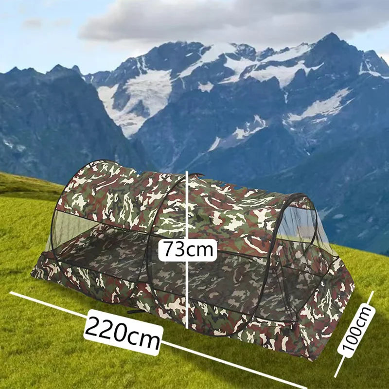 Folding Portable Mosquito Net for Trips Mesh Tent WithZipper Outdoor New Camping Mosquito Net Tent WithBottom For Single Bed